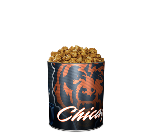 Garrett Popcorn Shops Cashew CaramelCrisp® in Classic Chicago Bears Sport Tin