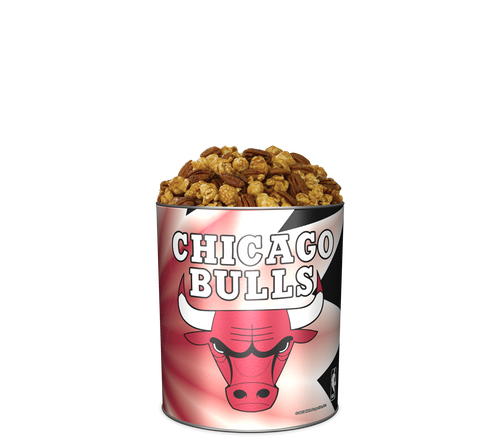 Garrett Popcorn Shops Pecan CaramelCrisp® in Classic Chicago Bulls Sport Tin