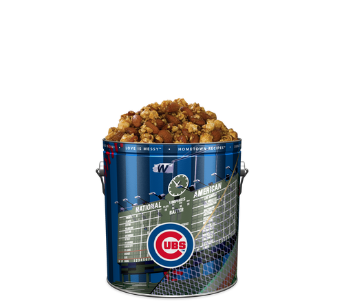 Garrett Popcorn Shops Almond CaramelCrisp® in Classic Chicago Cubs Wrigley Tin