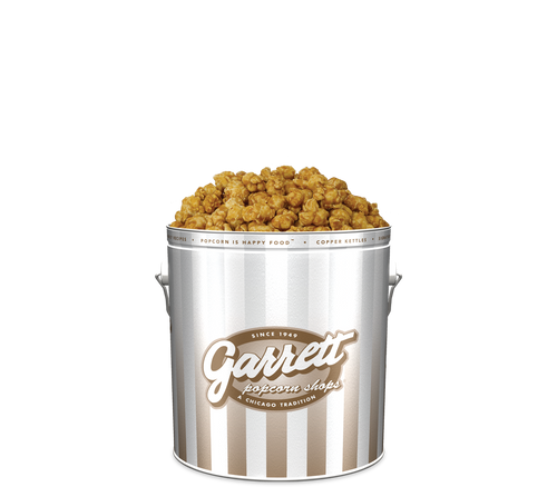 Garrett Popcorn Shops CaramelCrisp in Signature Platinum Tin
