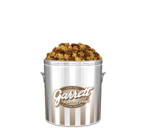 Garrett Popcorn Shops Pecan CaramelCrisp in Signature Platinum Tin