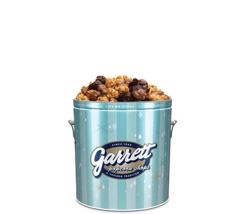 Garrett Popcorn Shops Hot Cocoa CaramelCrisp Mix in Signature Winter Tin