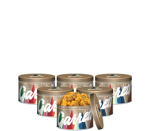 6-Pack of Garrett Holiday Stocking Stuffers in Gold Holiday Spruce with Garrett Mix